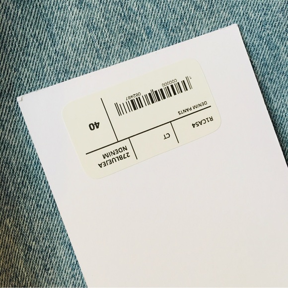 ROKH Blue Distressed Jeans Women’s Size 40 US 8 Regular - Picture 14 of 16